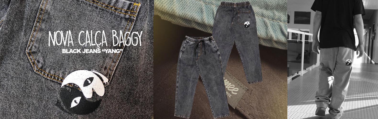 Calças baggy jeans 100%algodão para o uso diário com estilo e conforto.